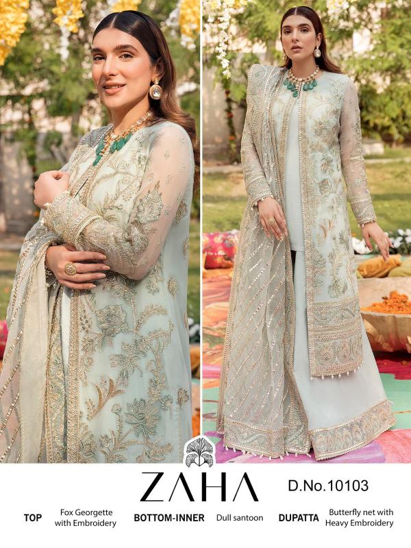 Zaha Zarina Vol 1 Exclusive Designer Pakistani Suit Collection